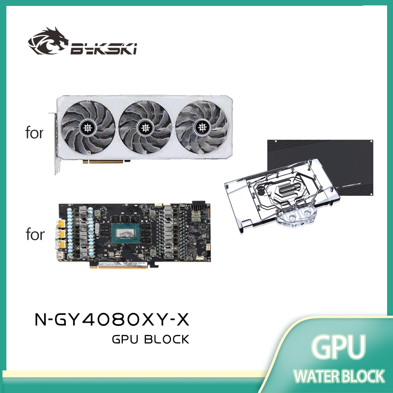 Rtx 4080 Water Cooling Block - Bykski N-GY4080XY-X GPU ブロック使用 GALAXY RTX