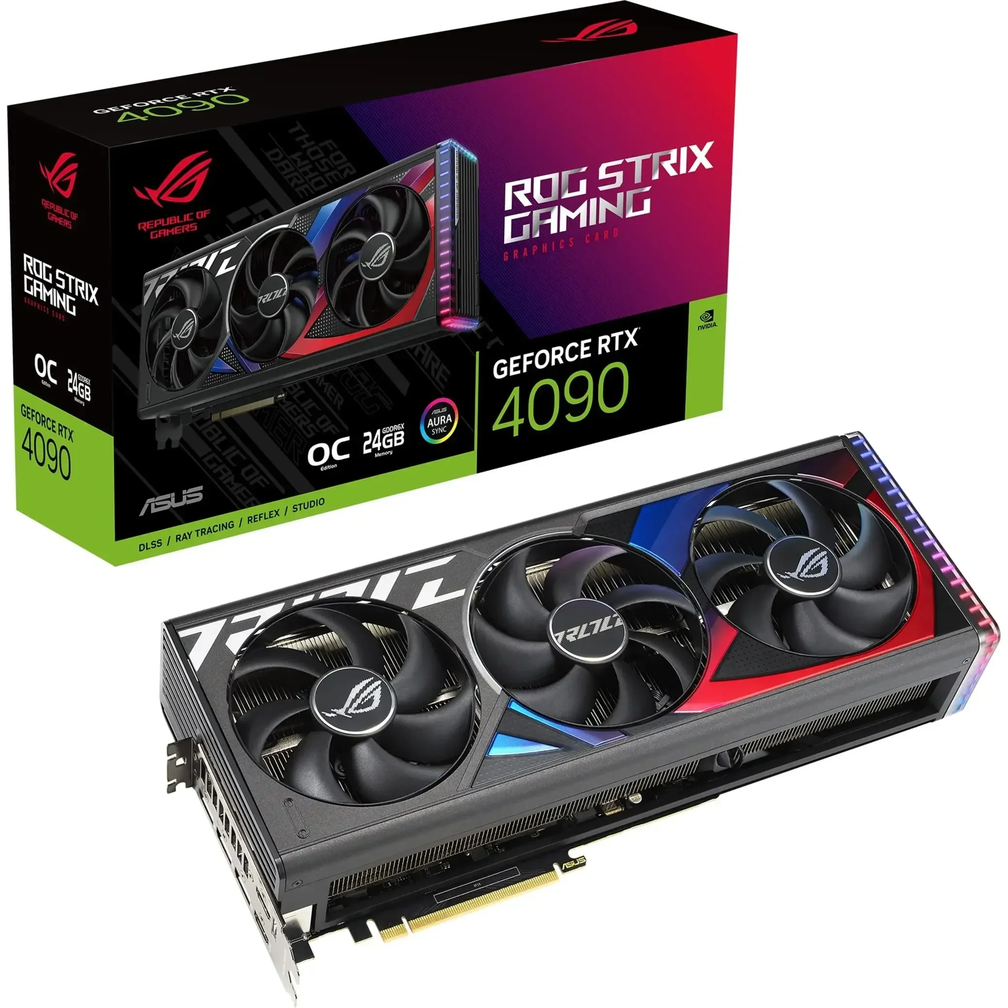 Rtx 4090 24Gb Graphics Card - 新品 純正 Rog_Strix_GeForce_RTX - 4090 OC