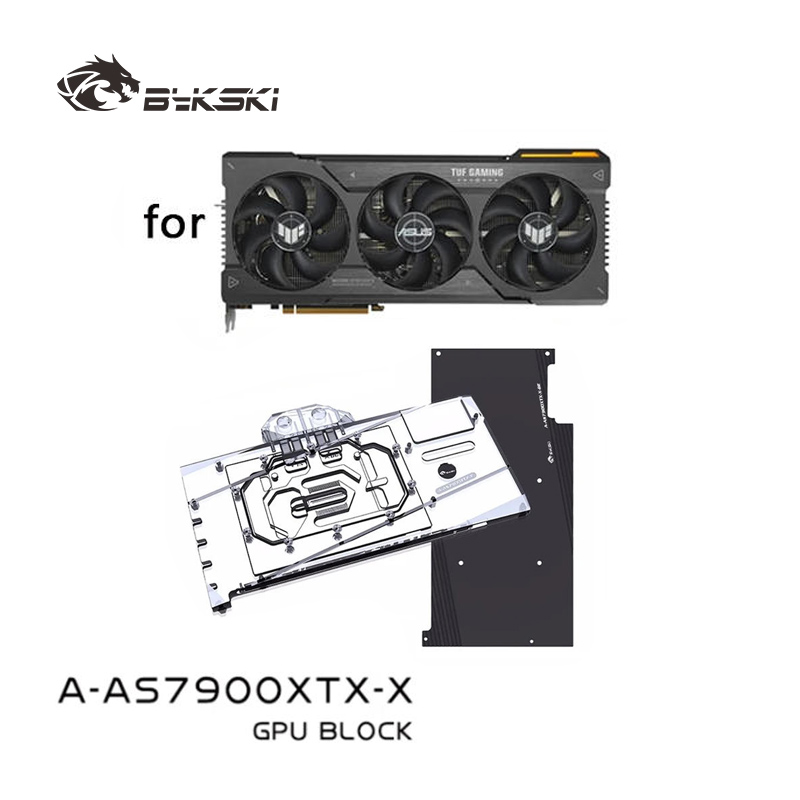 Rx 7900 Xt 20Gb - Bykski製水冷ブロック ASUS TUF Radeon RX 7900