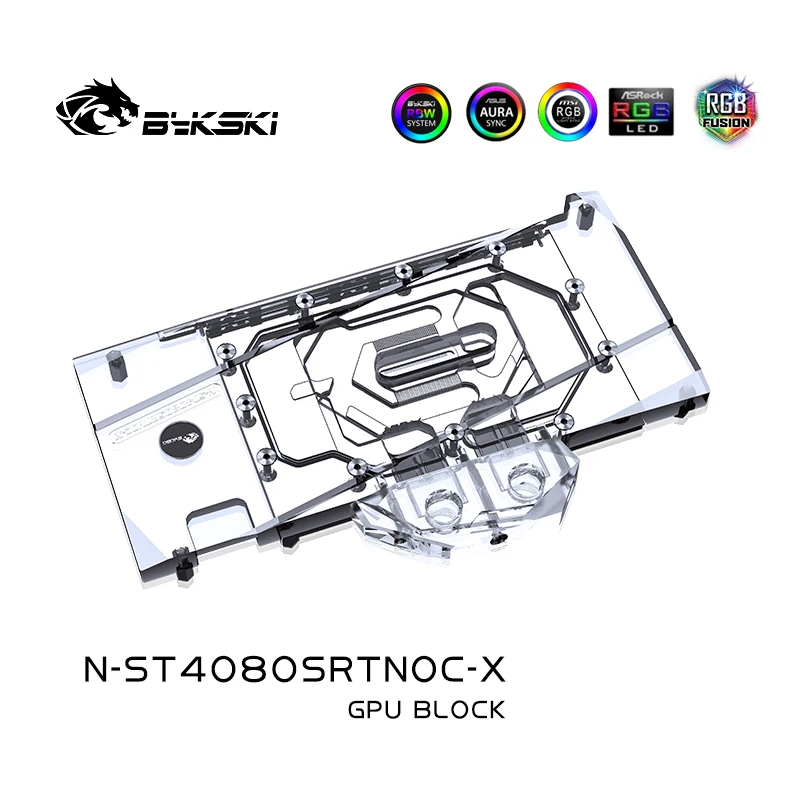 Bykski N-ST4080SRTNOC-X GPU ブロ - Rtx 4080 Water Cooling Block のレビューと価格