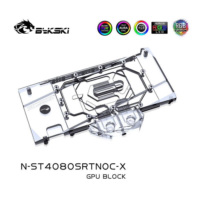 Bykski N-ST4080SRTNOC-X GPU ブロ - Rtx 4080 Water Cooling Block のレビューと価格