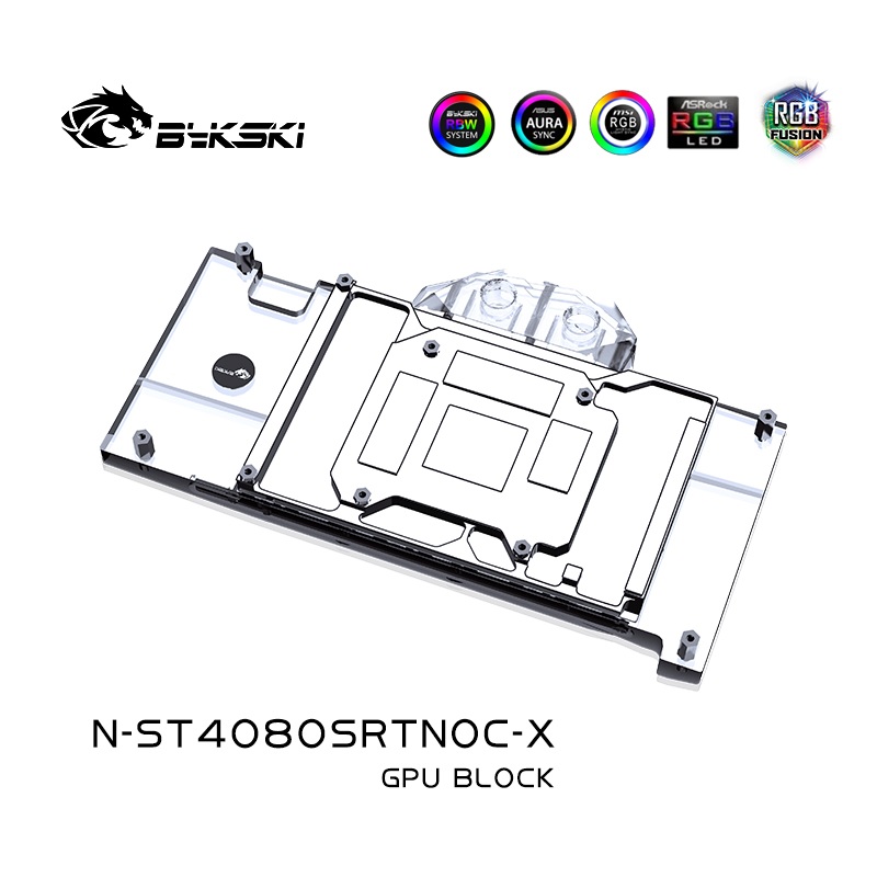 Bykski N-ST4080SRTNOC-X GPU ブロ - Rtx 4080 Water Cooling Block のレビューと価格