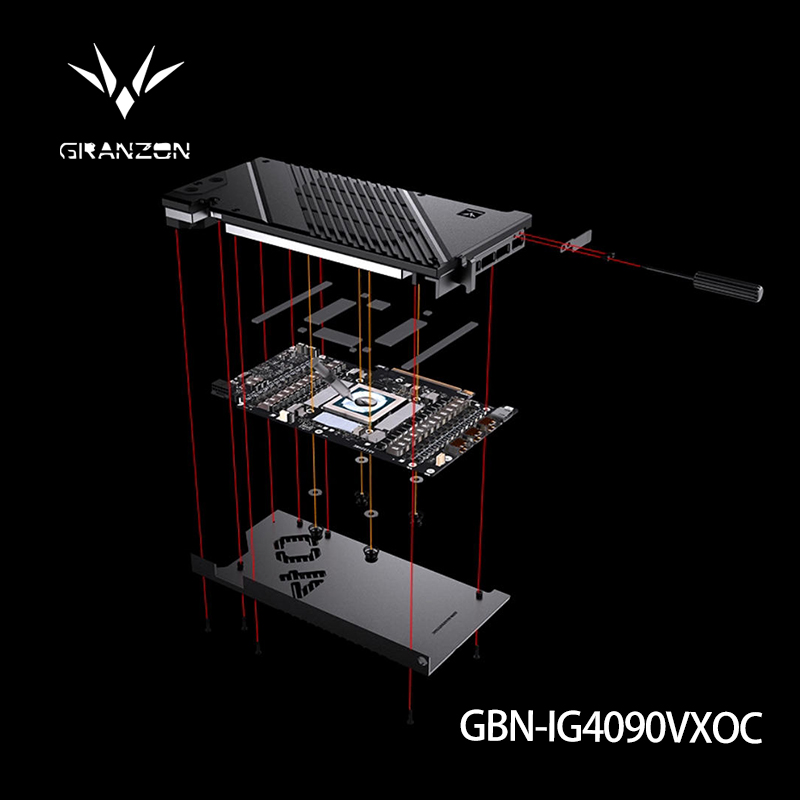 Granzon ウォーターブロック カラフル IGame G - Rtx 4090 Water Block Full Cover のレビューと価格