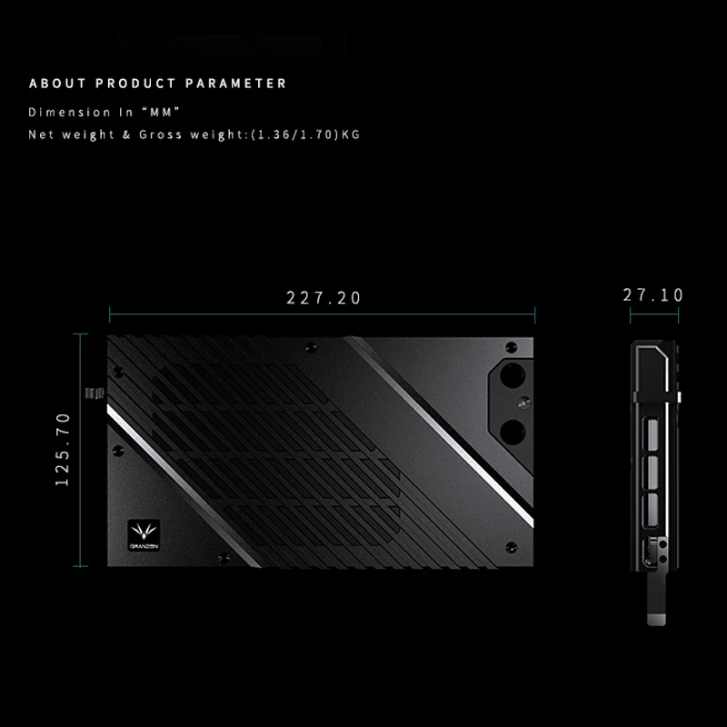 Granzon GPU ブロック NVIDIA RTX 40 - Rtx 4080 Water Cooling Block のレビューと価格