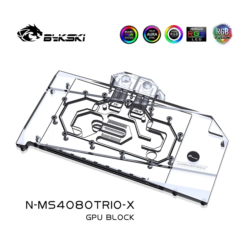 Bykski製GPUブロック MSI RTX 4080 Su - Rtx 4080 Water Cooling Block のレビューと価格