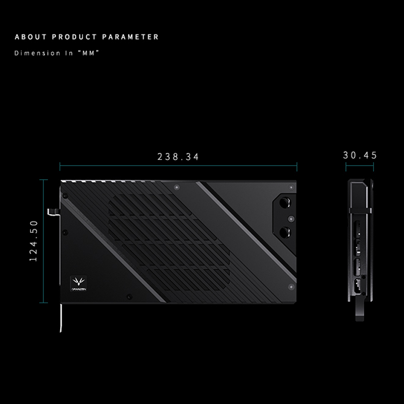 Granzon-銅冷却ラジエーター,pny rtx 4080 - Rtx 4080 Water Cooling Block のレビューと価格