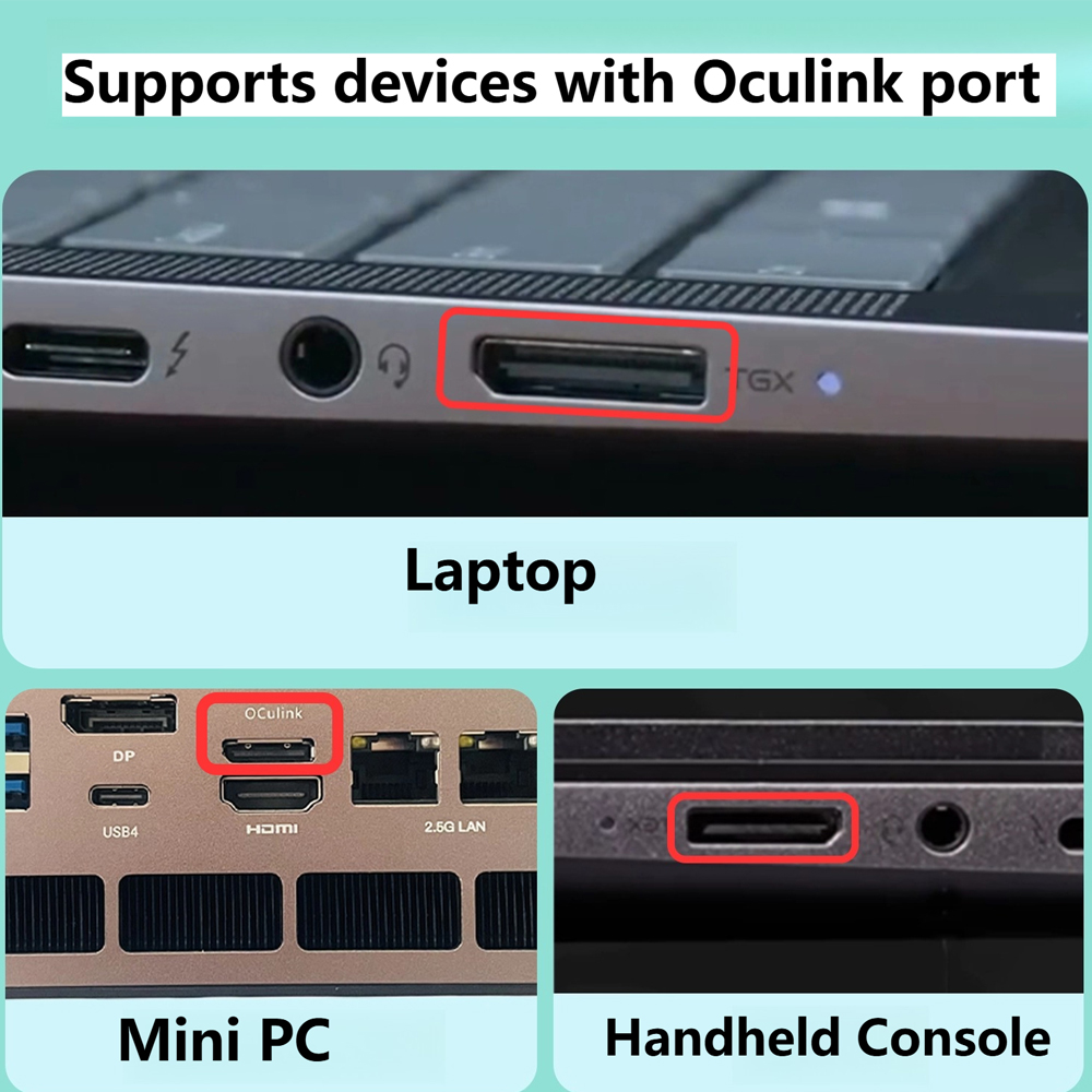 Oculink / M.2 外付けGPUドック eGPUドッ - Oculink Gpu Dock Station のレビューと価格